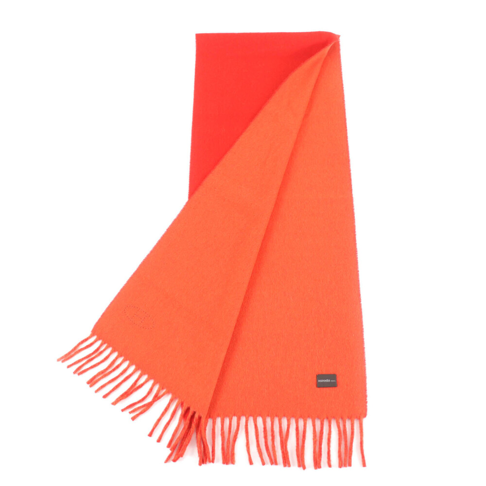 HERMES Orange Scarf - Picture 3 of 11